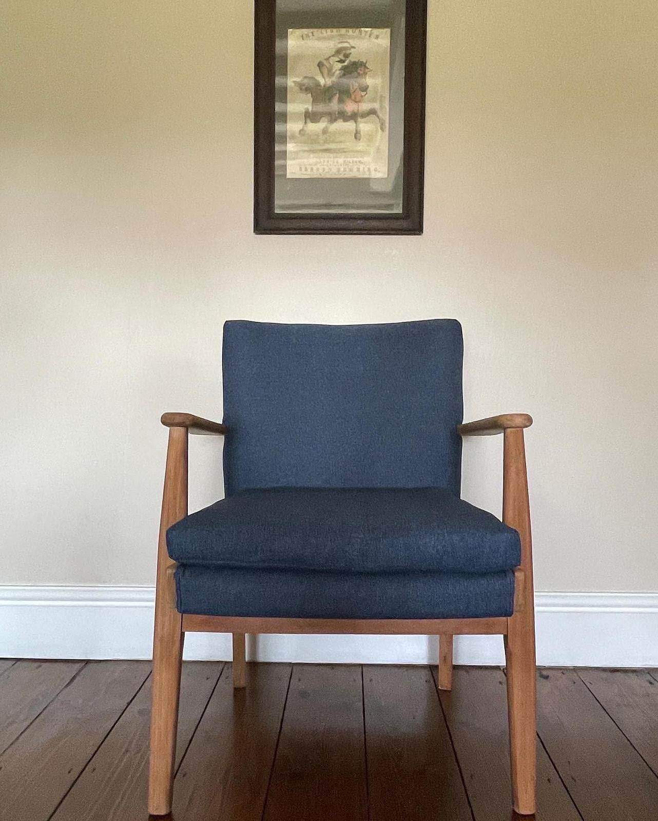 re-upholstered chairs of any type, just ask we can use your own fabric or i can sorce it for you